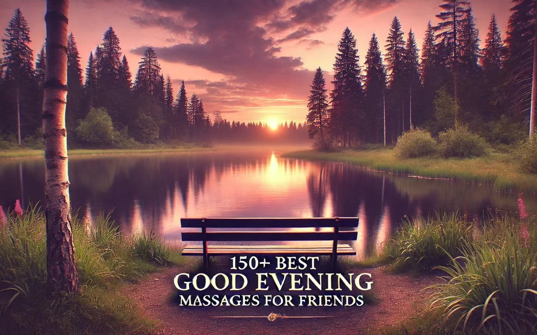 150+ Best Good Evening Messages for Friends.