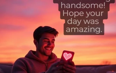 170+ Good Evening Handsome Messages to Make Day Special