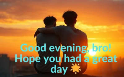 Good Evening Messages for Brother