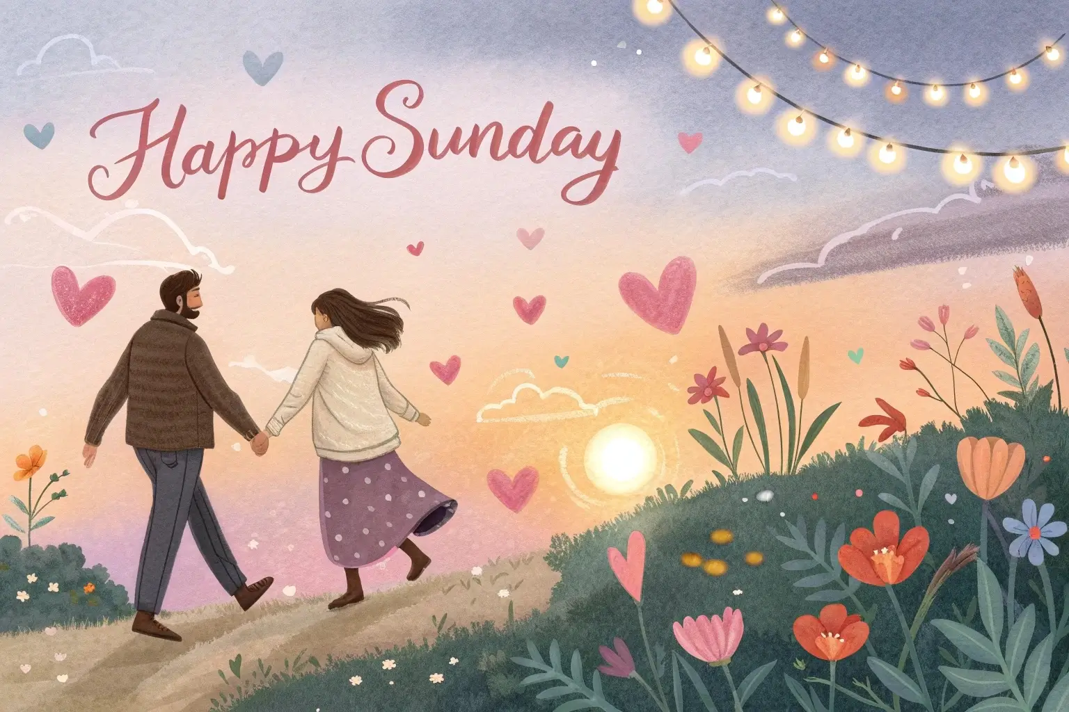 Romantic Sunday Evening Wishes for Loved Ones