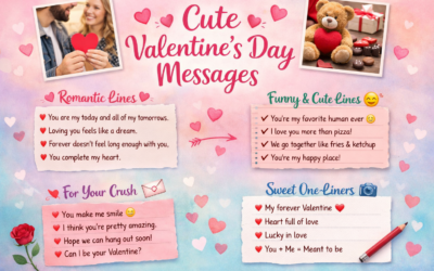 Cute Valentine’s Day Messages – Sweet, Romantic & Funny Texts